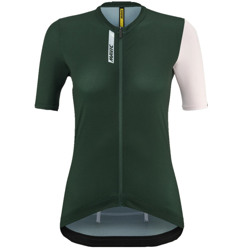 Photo Maillot vélo manches courtes femme Mavic Essential 2026 M vert foncé