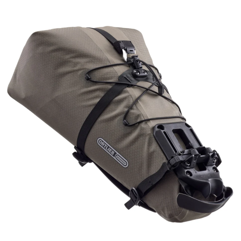 Photo Sacoche de selle bikepacking Ortlieb Seat-Pack QR 13L marron clair