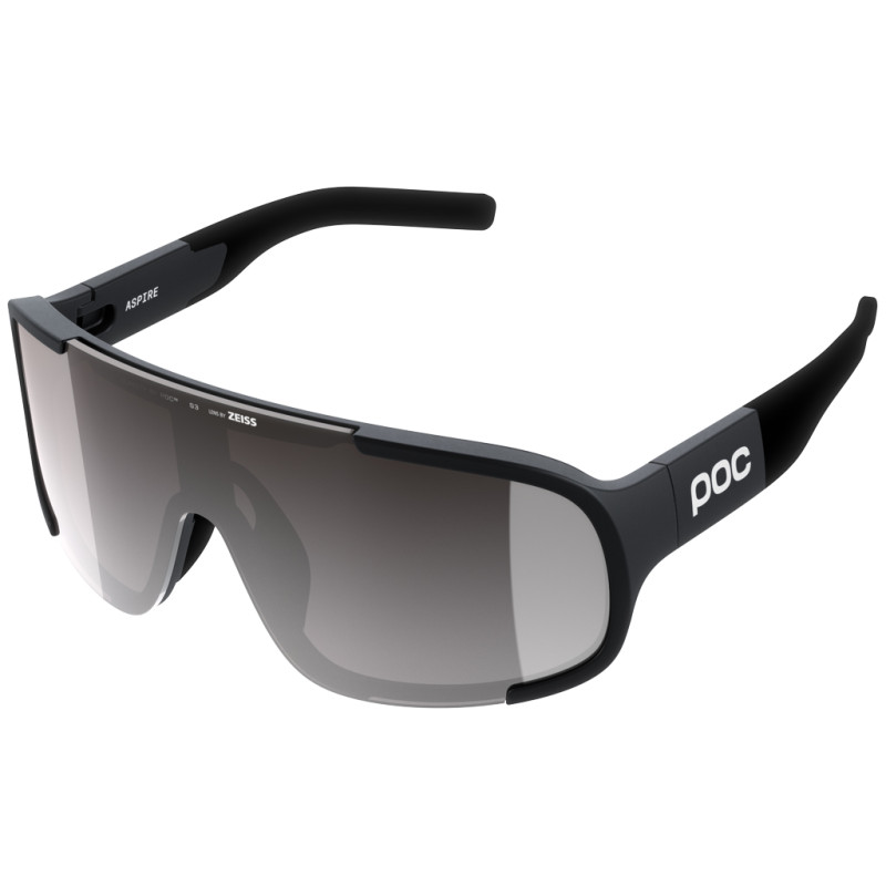 Photo Lunettes vélo Poc Aspire Uranium Black/Clarity Road/Sunny Silver noir
