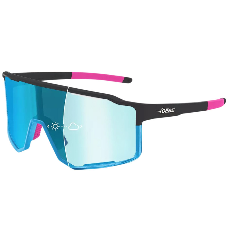 Photo Lunettes vélo photochromiques Cébé Outflow2 Cat 1-3 rose