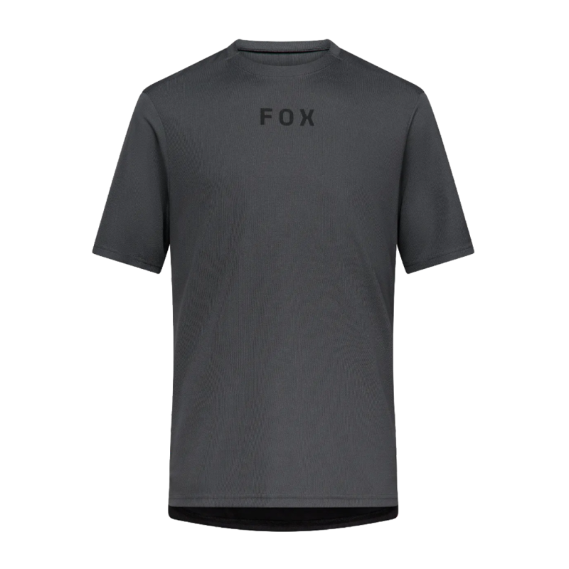Photo Maillot VTT manches courtes Fox Ranger Wordmark gris foncé XL