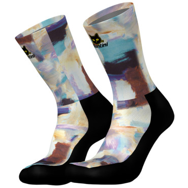 Chaussettes vélo Santini...