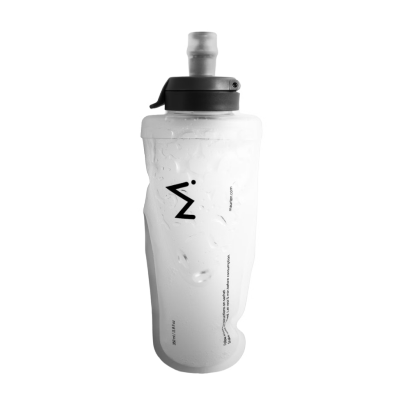 Photo Gourde souple gel rechargeable Maurten Gel Mix Flask 350ml transparent