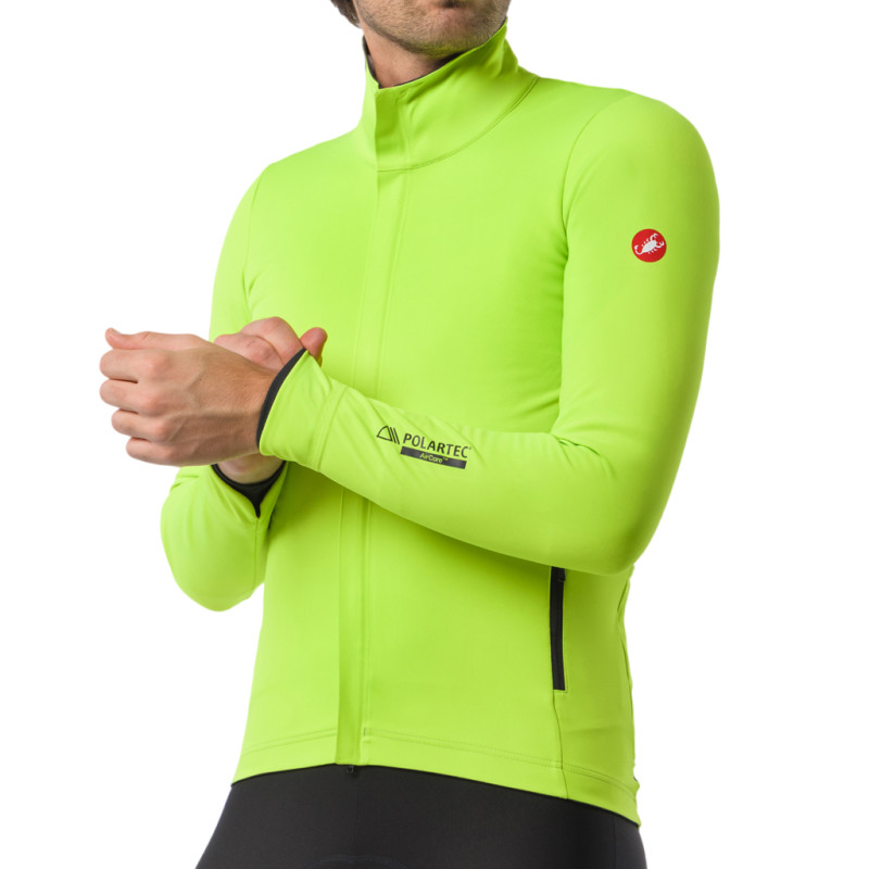 Photo Veste vélo hiver Castelli Alpha 150 Jacket 2027 jaune fluo L
