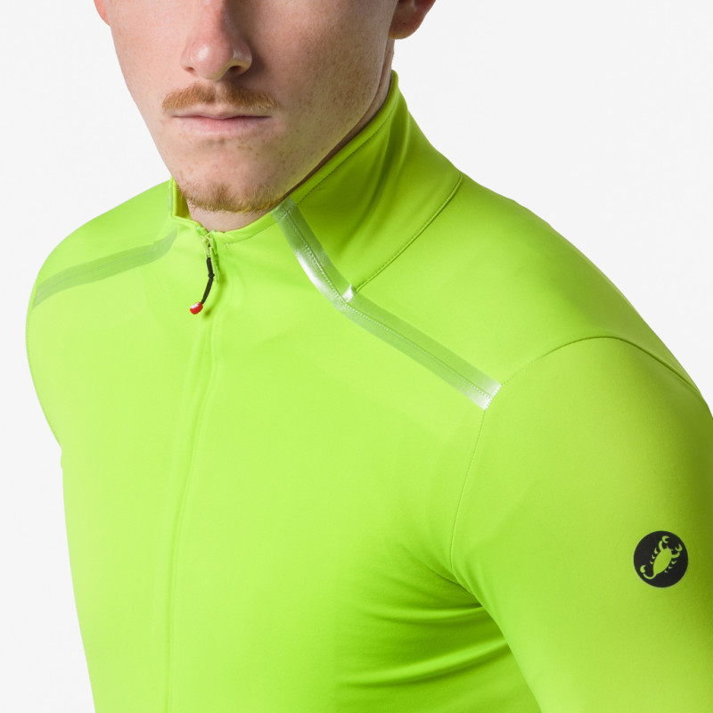 Photo Veste vélo hiver Castelli Perfetto Pro Jacket 2027 jaune fluo L