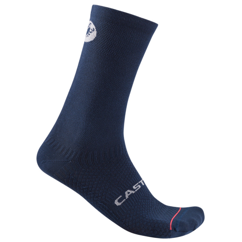 Photo Chaussettes vélo Castelli Scorpion Logo 20 Thermal 2027 40-43 bleu foncé