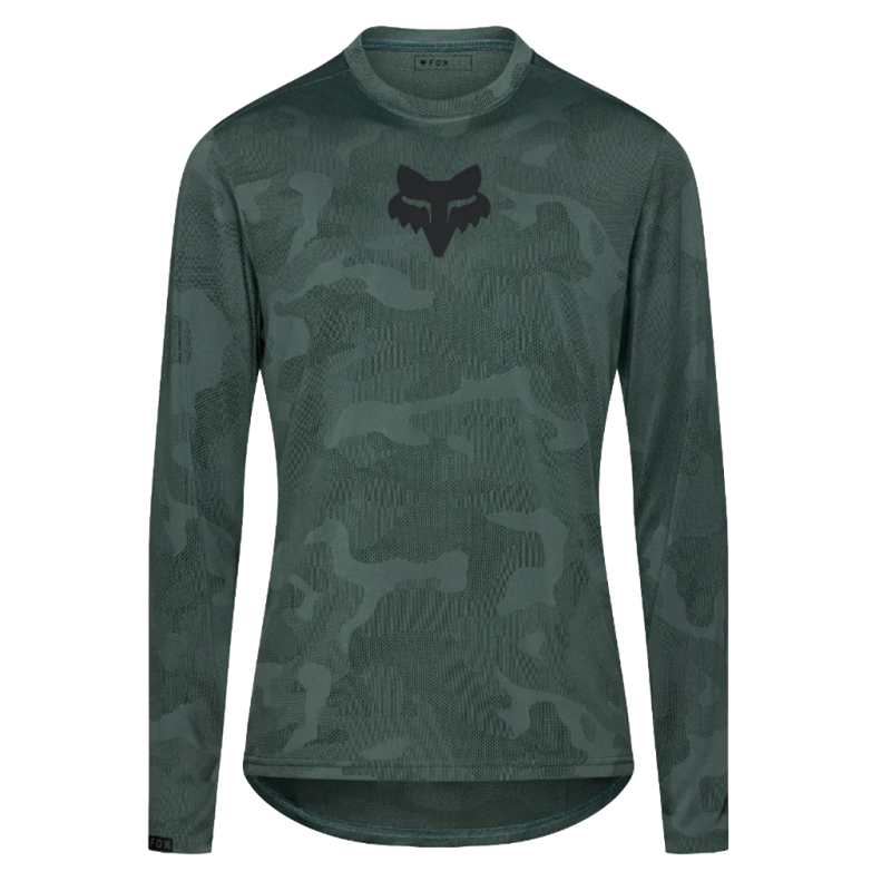 Photo Maillot VTT manches longues Fox Ranger Tru Dri L vert foncé