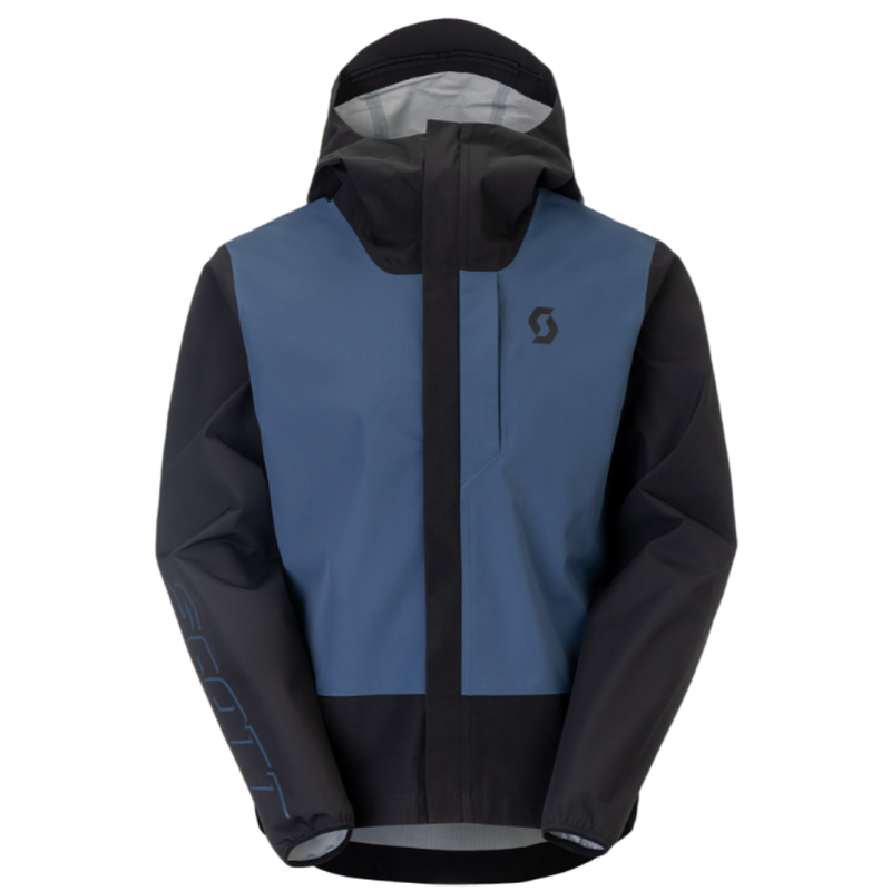 Photo Veste vélo imperméable Scott Vertic Waterproof 2,5 couches bleu foncé L