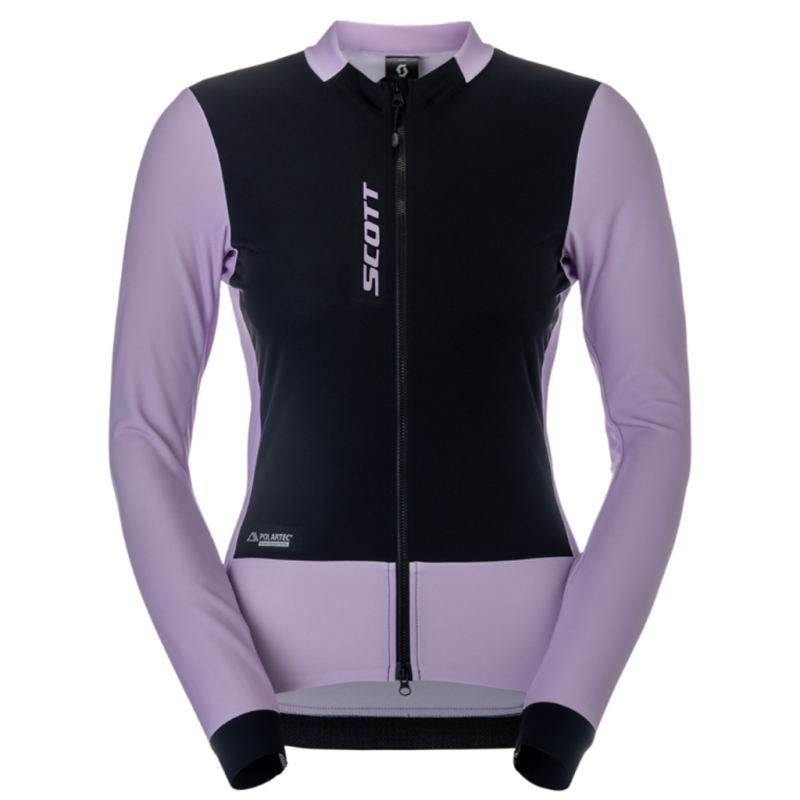 Photo Maillot vélo à manches longues femme Scott Pro Warm Windbreaker M violet