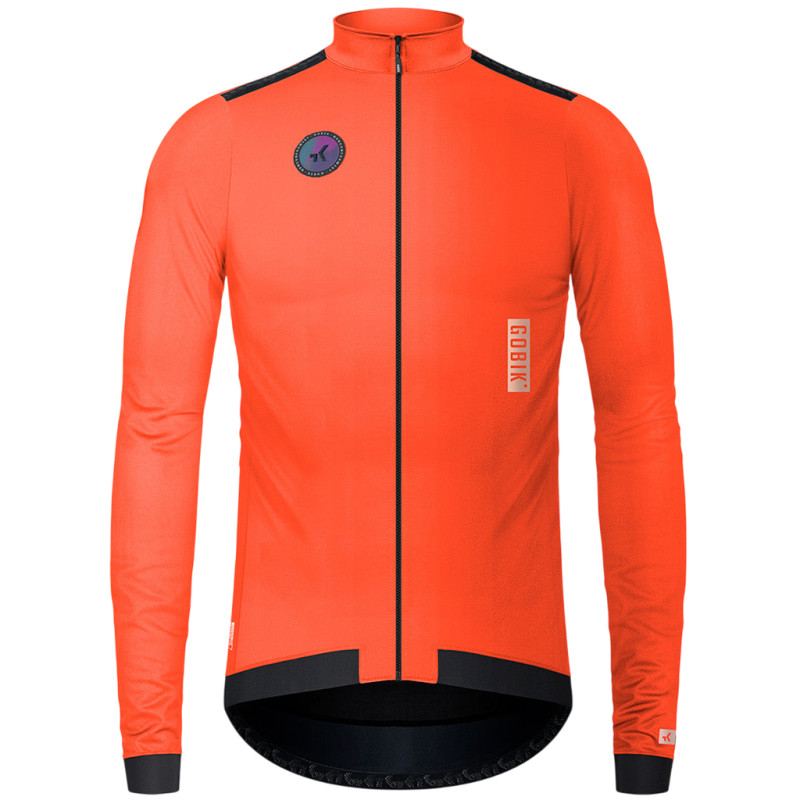 Photo Veste vélo hiver Gobik Jacket Armour 3.0 Unisex Superflame 2027 L rouge clair