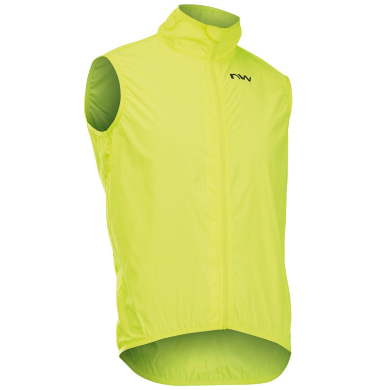 Photo Gilet coupe vent vélo Northwave Vortex Vest 2027 jaune fluo L