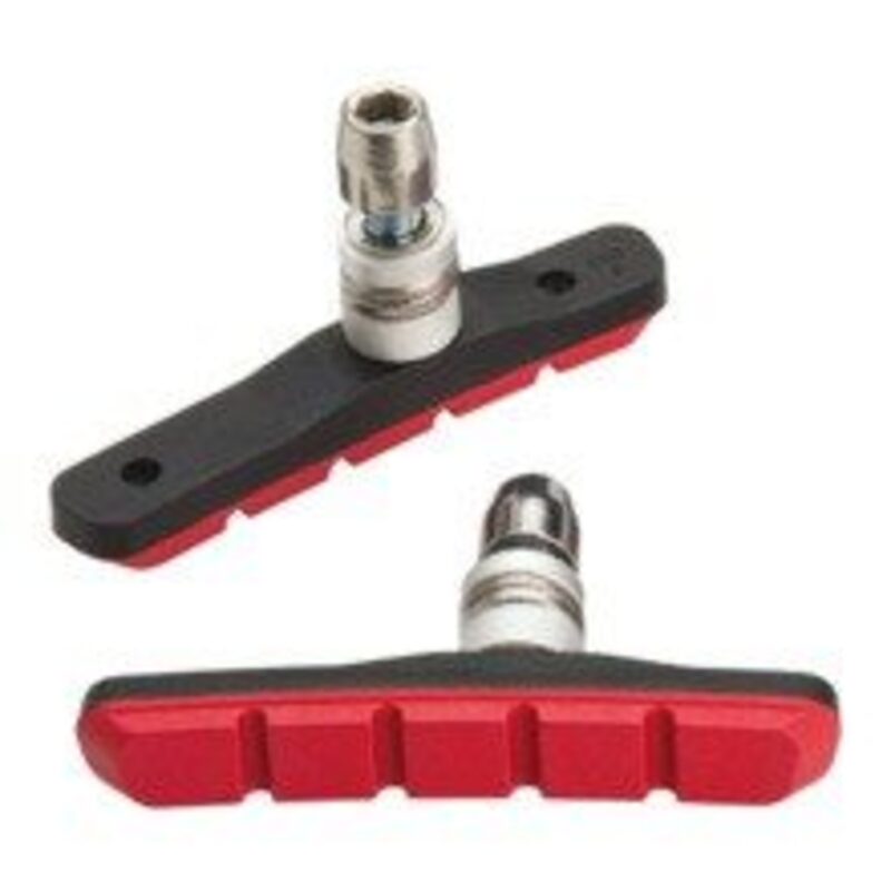 Photo Patins de freins VTT Jagwire Mountain Sport rouge