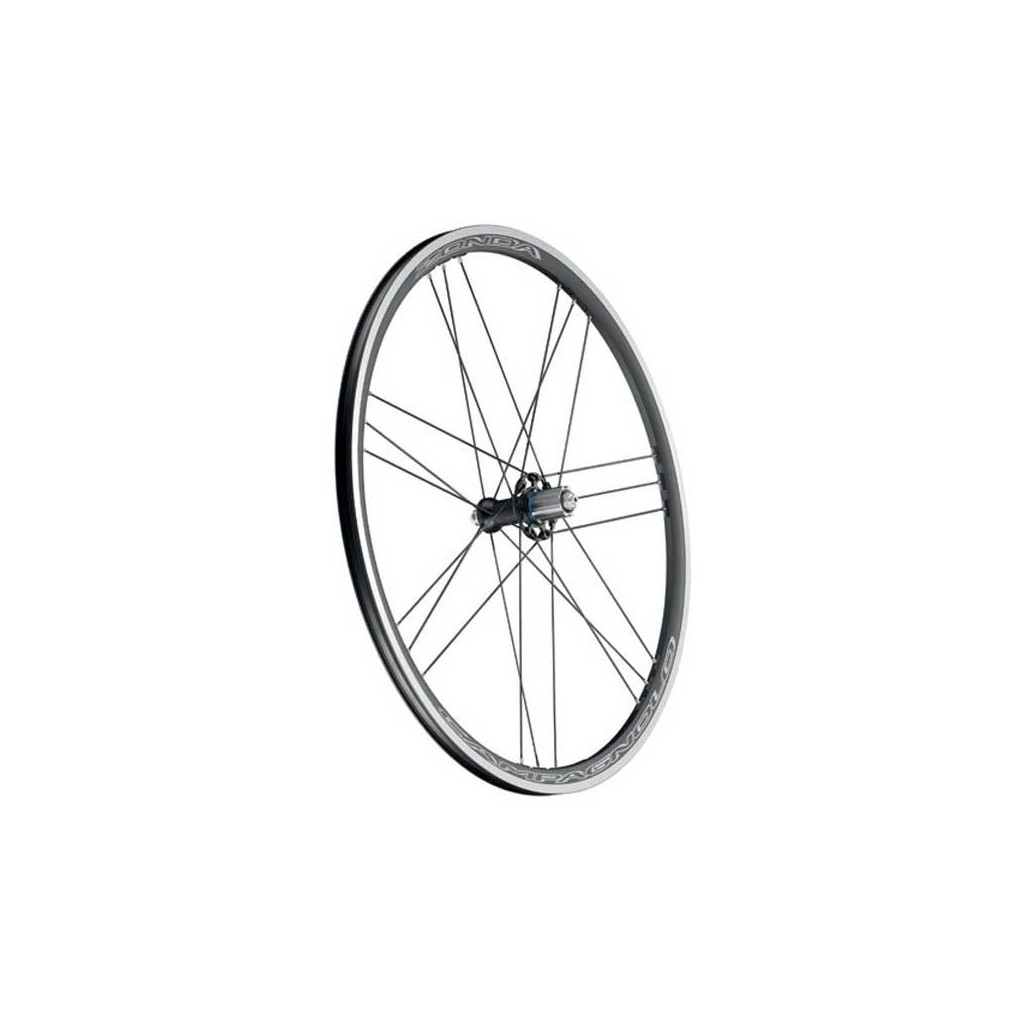 Aluminium wielen Campagnolo Zonda C17 met banden - Voor training