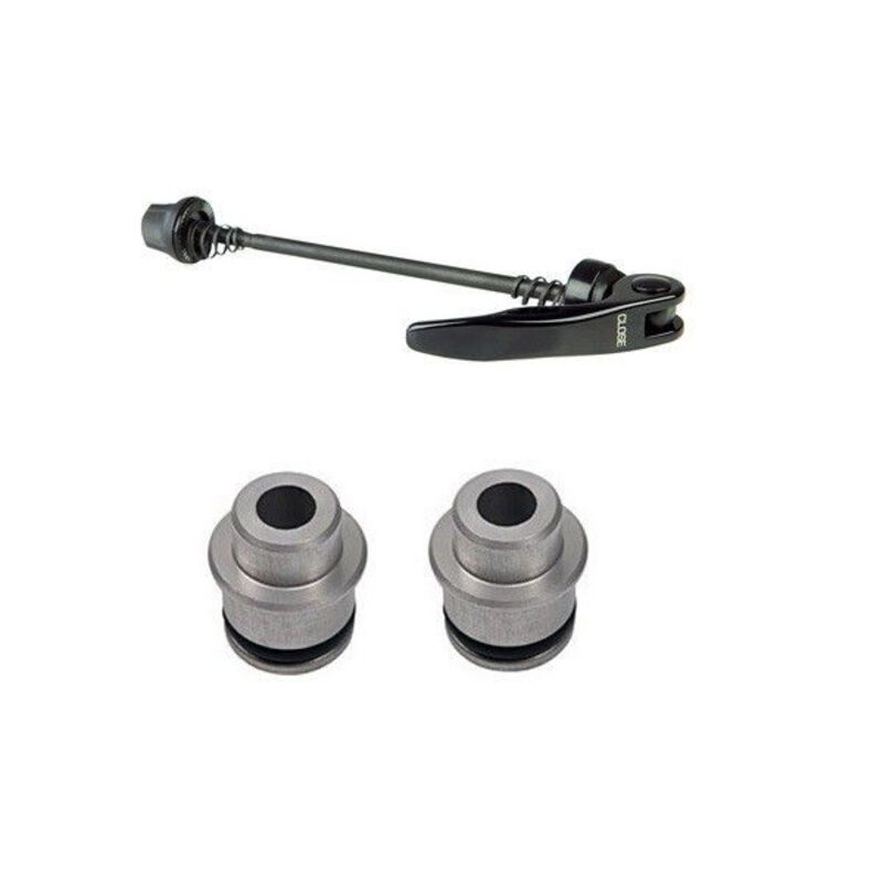 Lot De 2 Supports De Roue Avant Pour Vélo + Blocage Rapide - Stabilisateur Vélo D'intérieur, Entraînement - Noir