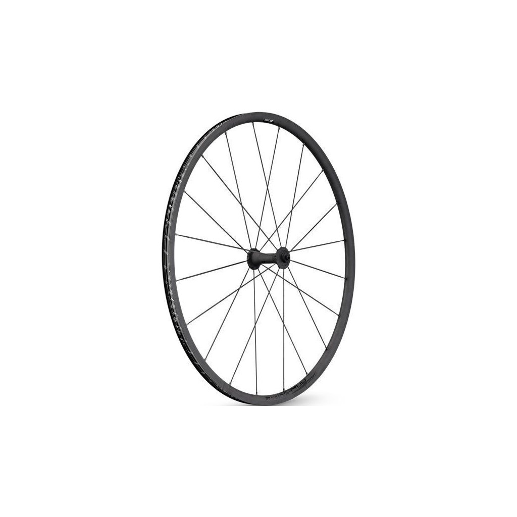 Aluminium wielen DT Swiss PR 1400 Dicut Oxic 21mm met banden