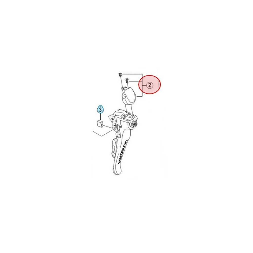 Shimano ST-6800 Embellisseur Levier Frein Gauche - Compatible Ultegra 11V Mécanique
