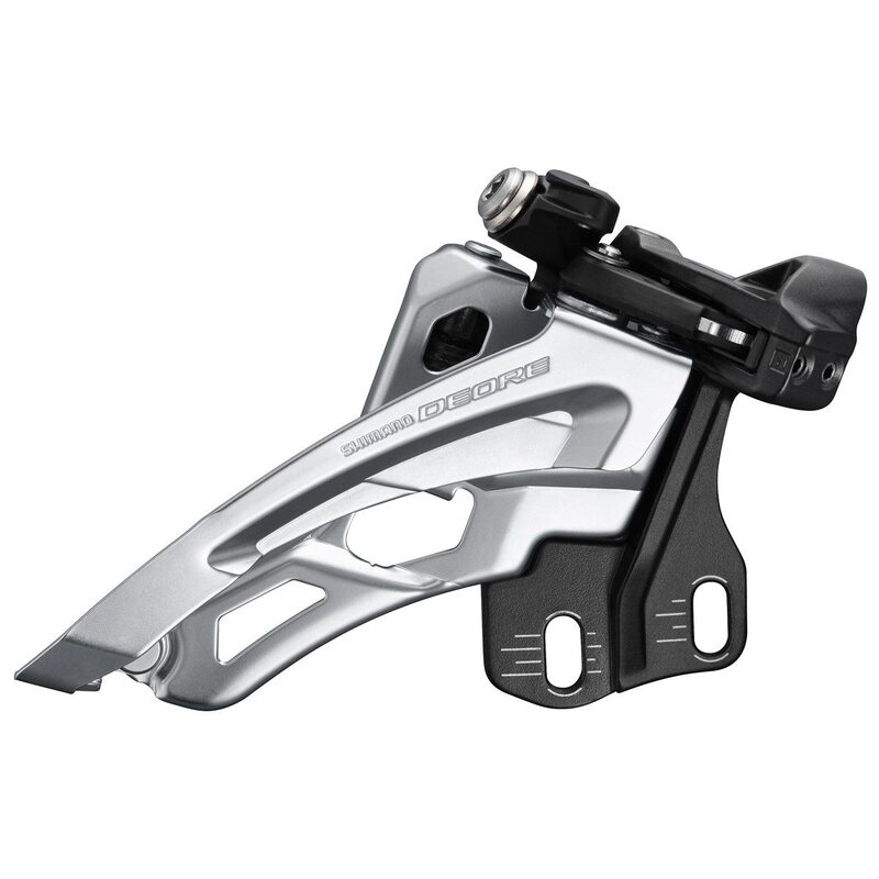 Dérailleur Avant Shimano Deore FD-MT60 - Pour Triple Plateau, Collier 26.8 Mm - Neuf Ancien Stock (NOS) - Argent