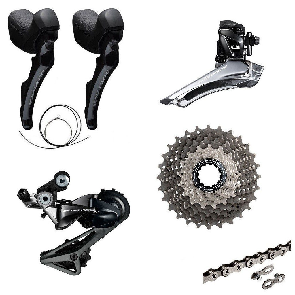 Brochettes à Dégagement Rapide Shimano Dura-Ace EX 159 Mm – NIB (neuf En Boîte), Rétro, Argent