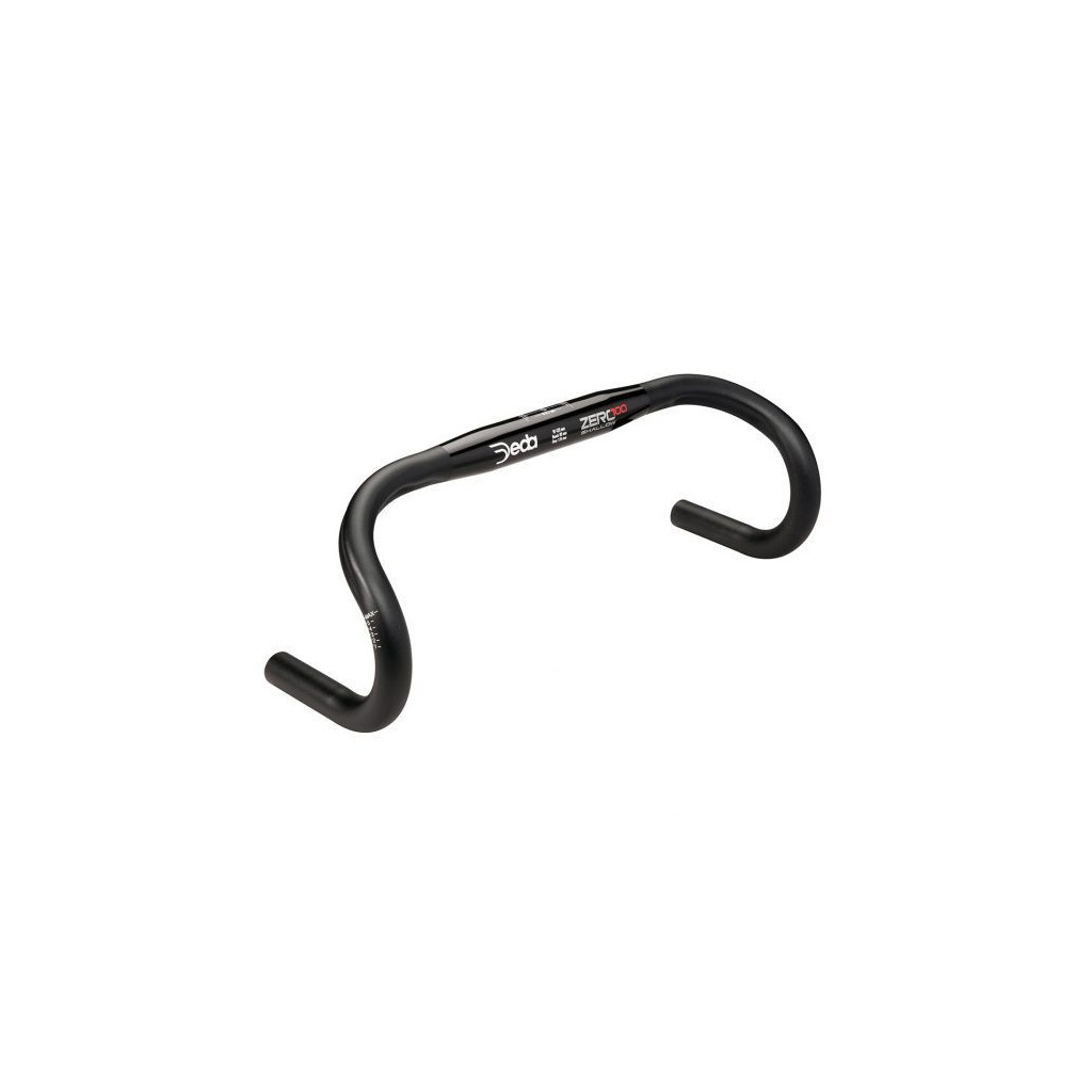 Manubrio Strada Deda Elementi ZERO100 – Lega Alluminio, Nero Opaco, Larghezza 42/44/46 Cm, Attacco 31.7 Mm, Nuovo - 2