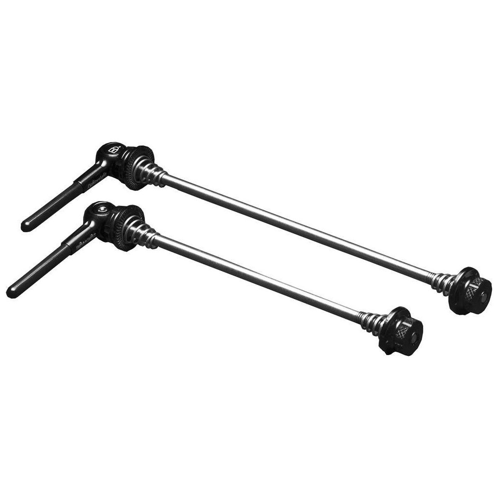 Lightweight SSP2 carbon and titanium quick-release skewers, 44 grams