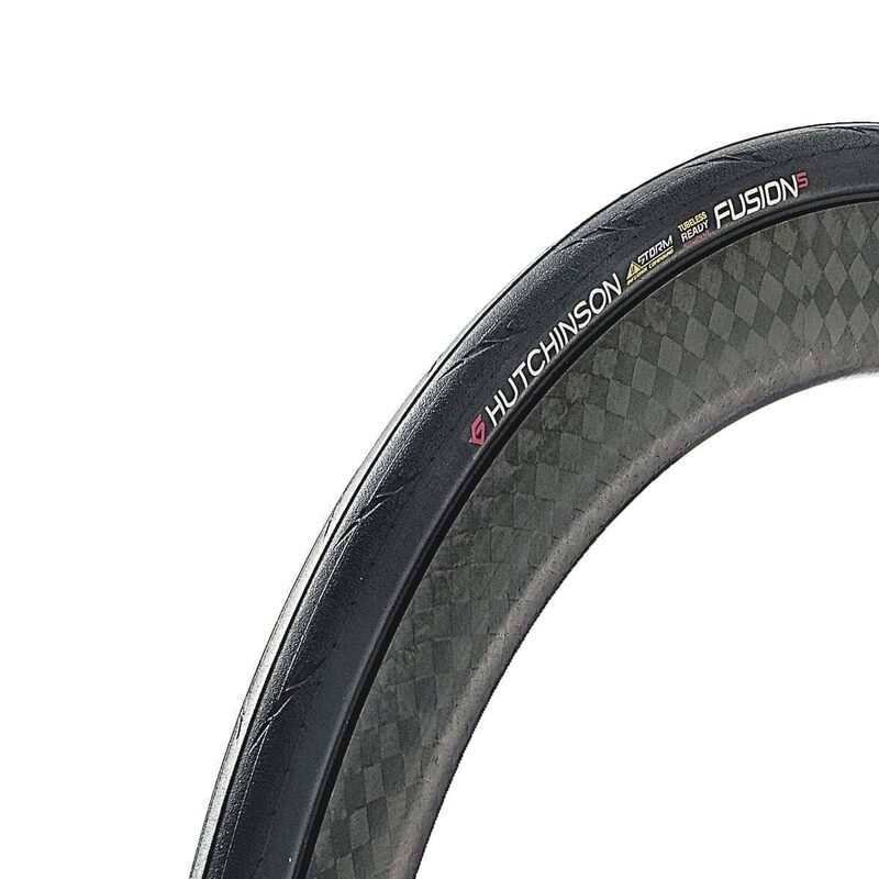Pneu Hutchinson Fusion 5 – 700 X 25, Tubetype, Renfort Kevlar, Adhérence Pluie, 210 G