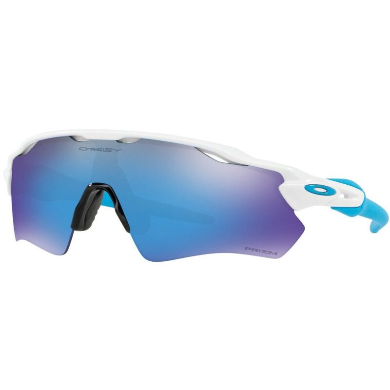 Oakley Radar EV Path Polished White / Prizm Sapphire fietsbril
