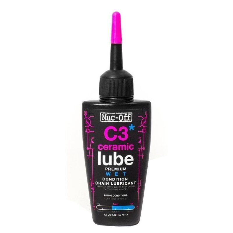 Lubrifiant vélo Muc-Off C3 Wet Ceramic Lube 50ml