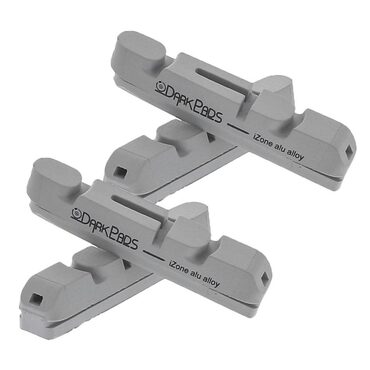 Lot de 4 patins de freins jante aluminium vélo route Darkpads