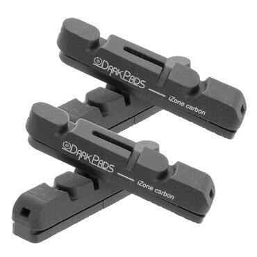 Lot de 4 patins de freins jante carbone vélo route Darkpads