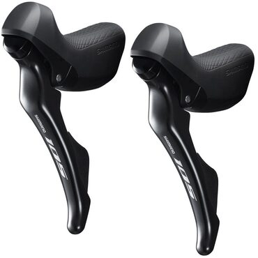 Shimano 105 R7000 11v dubbele kettingblad handvatten voor racefietsen, zwart