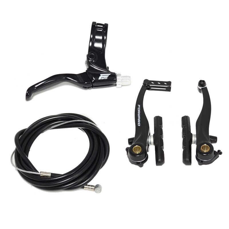 Kit étrier de frein V-Brake avec levier et cablerie Forward Pro Kit étrier de frein V-Brake avec levier et cablerie Forward Pro