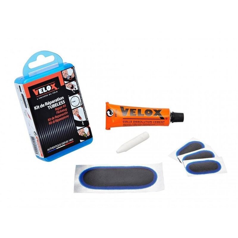 Kit Reparation Pneu Velo, 22 Pcs Rustine Velo avec Colle Rond