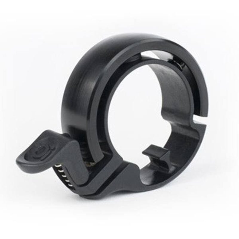 Photo Sonnette vélo Knog Oi Bell Classic Design Large 23.8 à 31.8mm noir