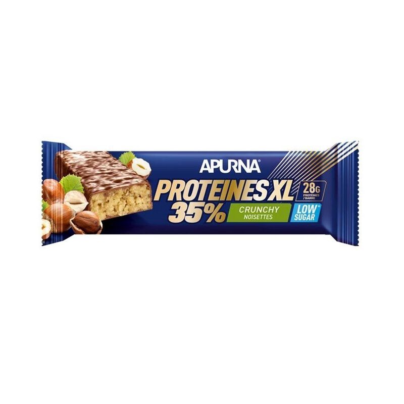 Barre hyperprotéinée Apurna 35% XL crunchy