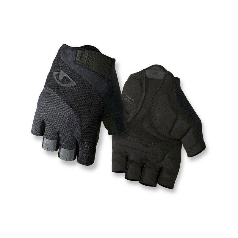 Gants vélo de route été courts Giro Bravo Gel avec rembourrage