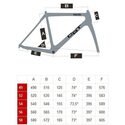 Kit cadre vélo route CBT Italia Necer Séries Kit cadre vélo route CBT Italia Necer Séries