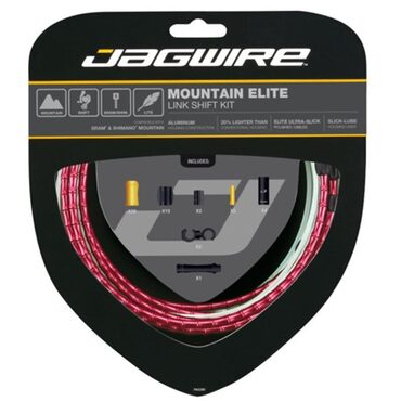 Jagwire Mountain Elite Link Shift Kit kabel- en derailleurkit voor mountainbikes