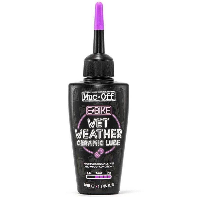 Lubrifiant chaine conditions humides Muc-Off Ebike Wet Weather Ceramic Lube 50 ml