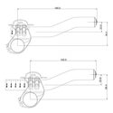 Prolongateurs triathlon Deda Superzero TT 2019 Prolongateurs triathlon Deda Superzero TT 2019