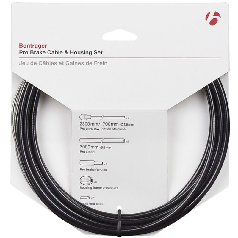 Ensemble câbles et gaines de freins vélo route et VTT Bontrager Pro Brake 5mm