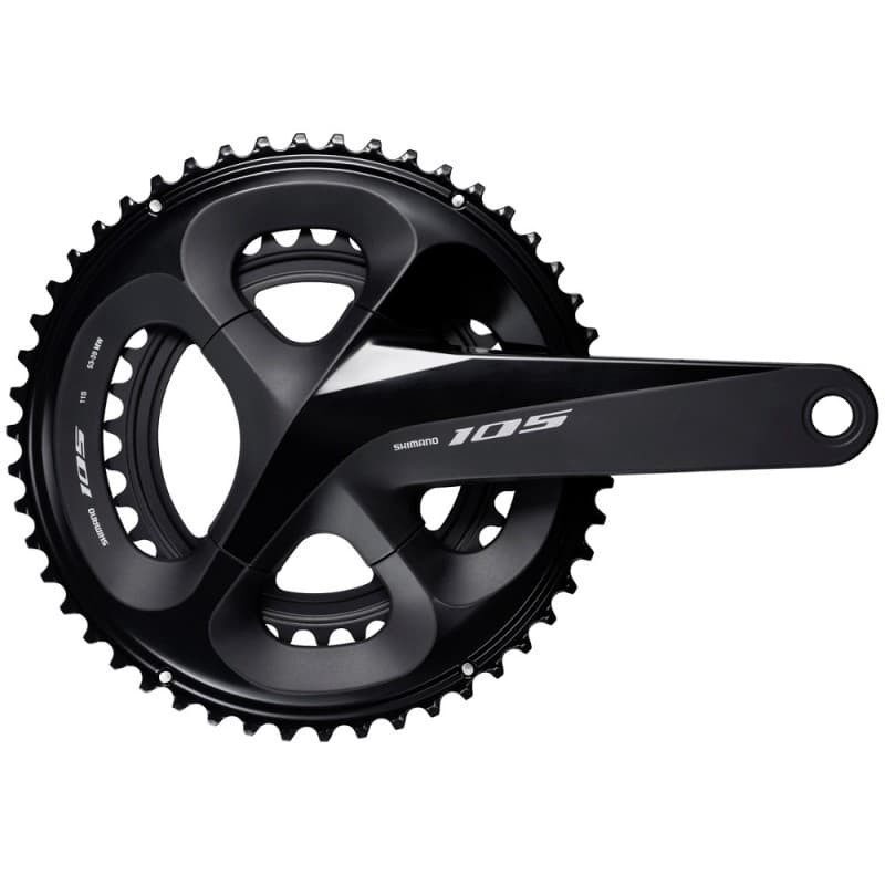 Shimano 105 11v R7000 zwarte racefiets crankstel - Showmodel