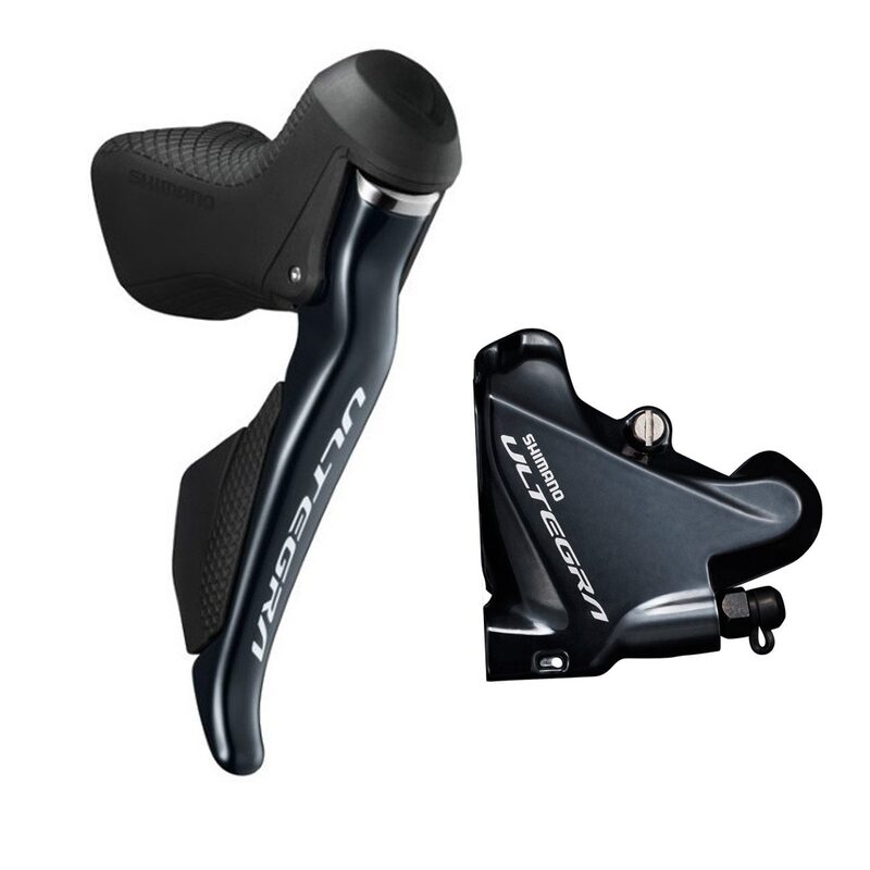 Poignée droite Shimano Ultegra DI2 11V R8070 Hydraulique avec Etrier de frein Flat Mount