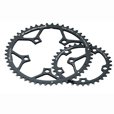 Plateau Pédalier Campagnolo Super Record Ultra Torque – 172,5 Mm, 52/36T, Carbone/aluminium, Occasion
