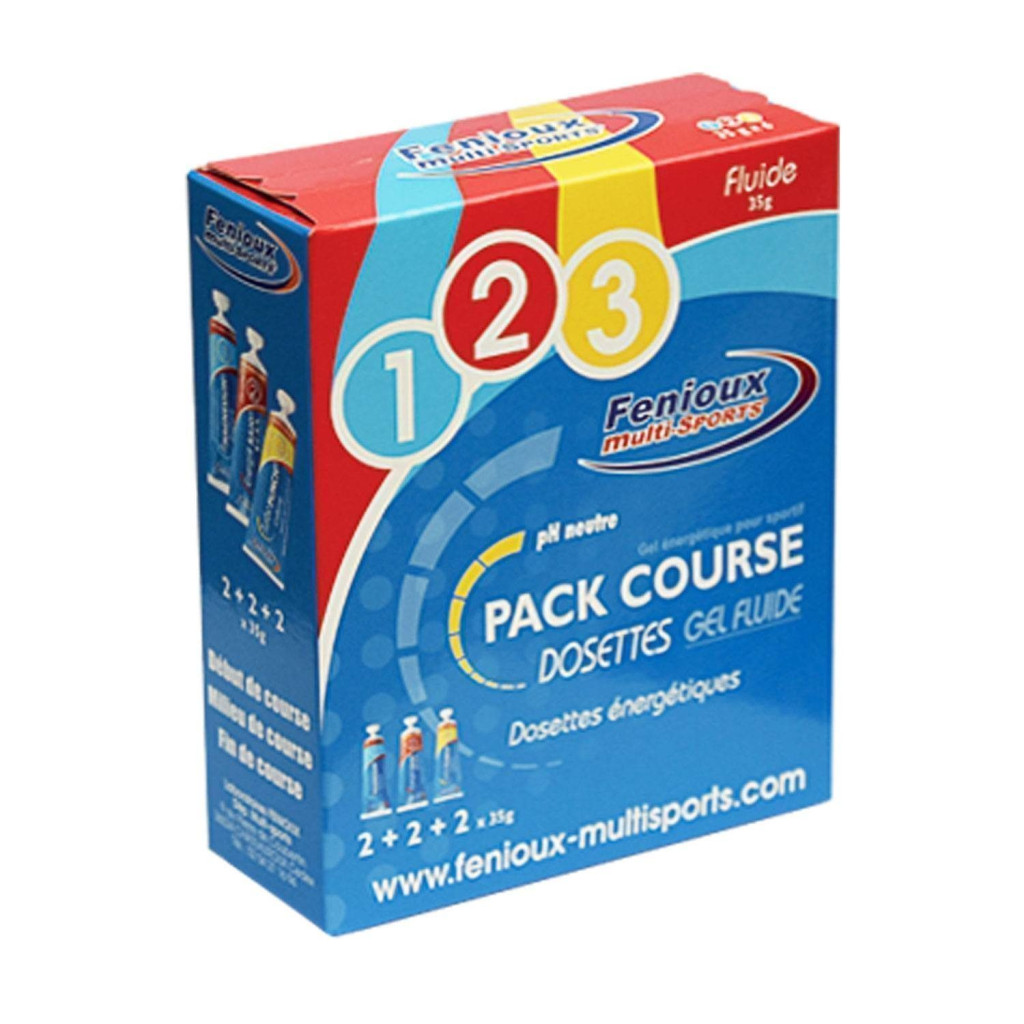 Box of 6 Fenioux Pack Course liquid energy gels 6x35 grams