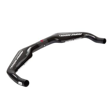 Guidon Carbone Triathlon / TT Avec Potences 15° - Vélo Route, Chrono - Longueur 400mm