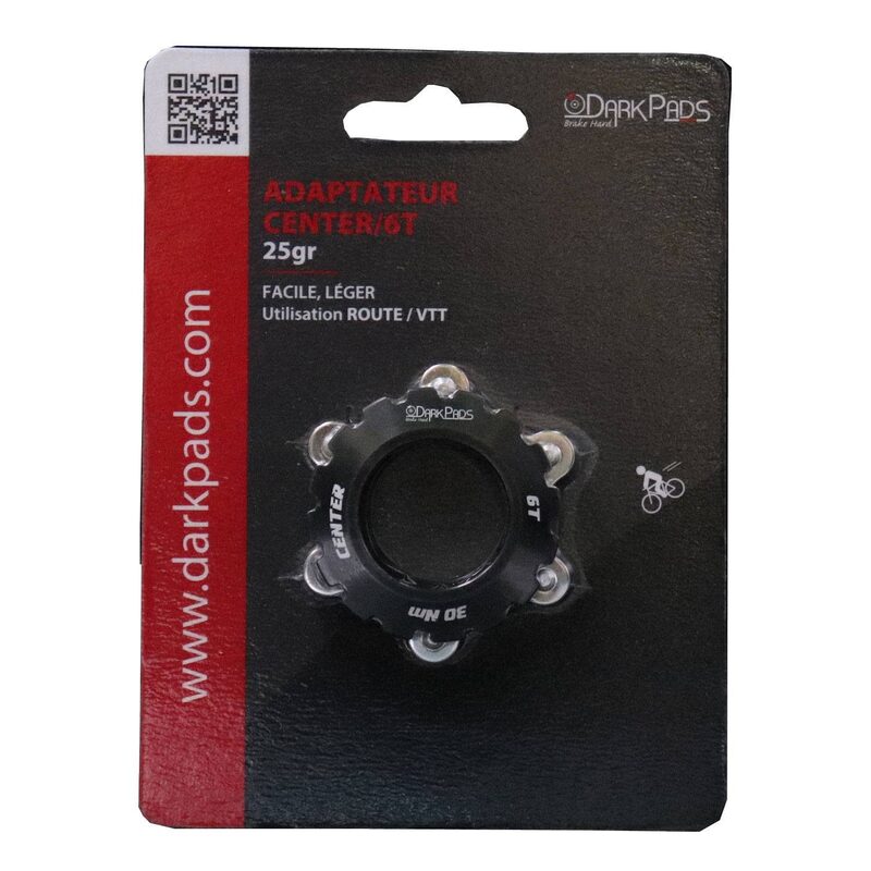 Darkpads Centerlock-adapter naar 6 gaten