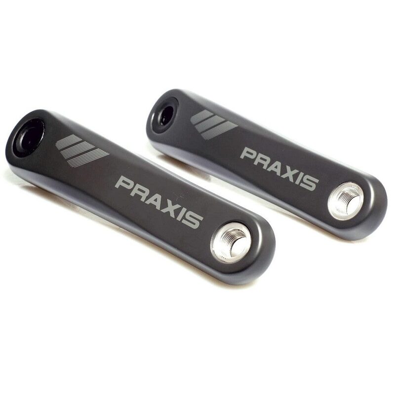 Pédalier VTT E-Bike Praxis e-Cranks Set Carbon pour moteur Bosch/Yamaha