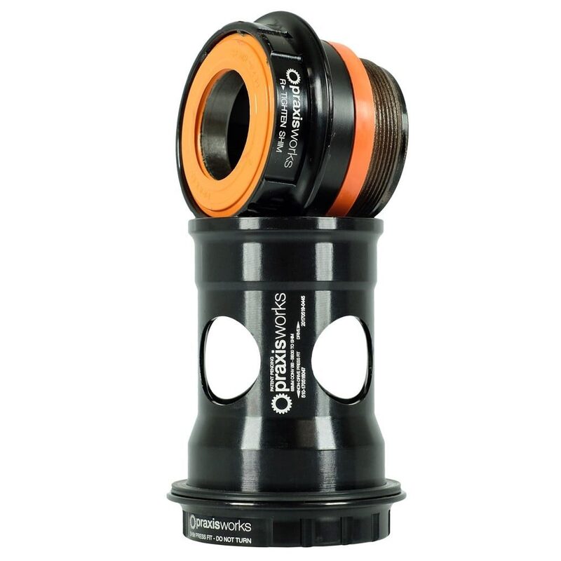 Boitier de pédalier route Praxis BB30 pour pédalier Shimano - Acier
