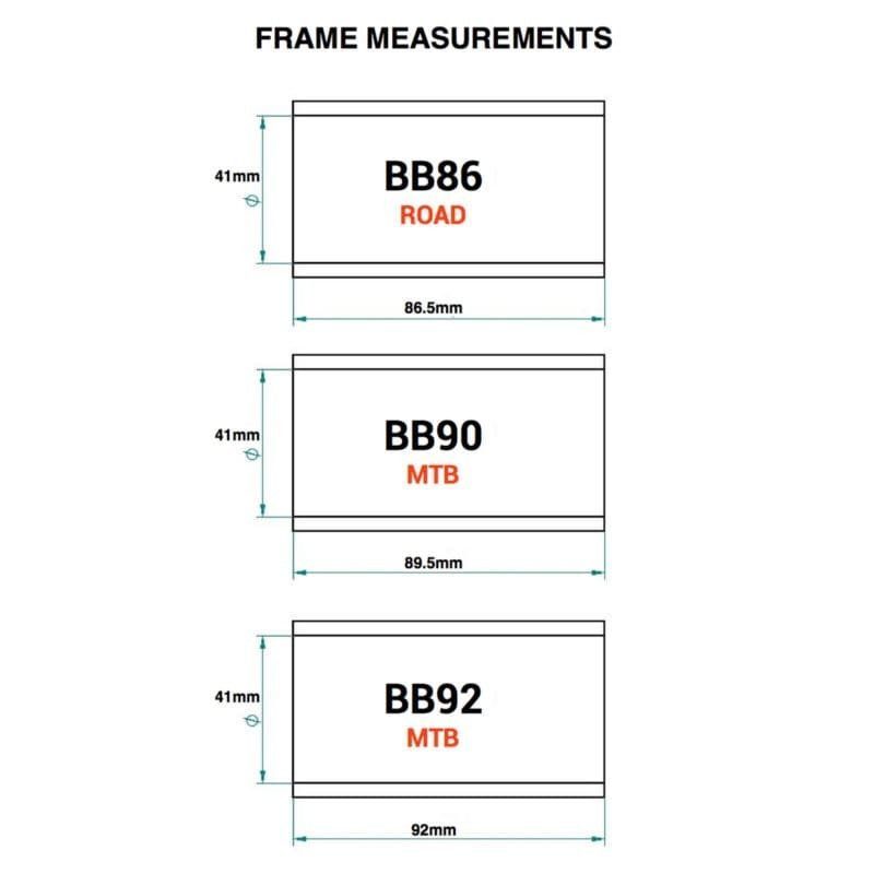 Boitier de pédalier Praxis M30 BB86/BB90/BB92 pour pédalier Praxis M30