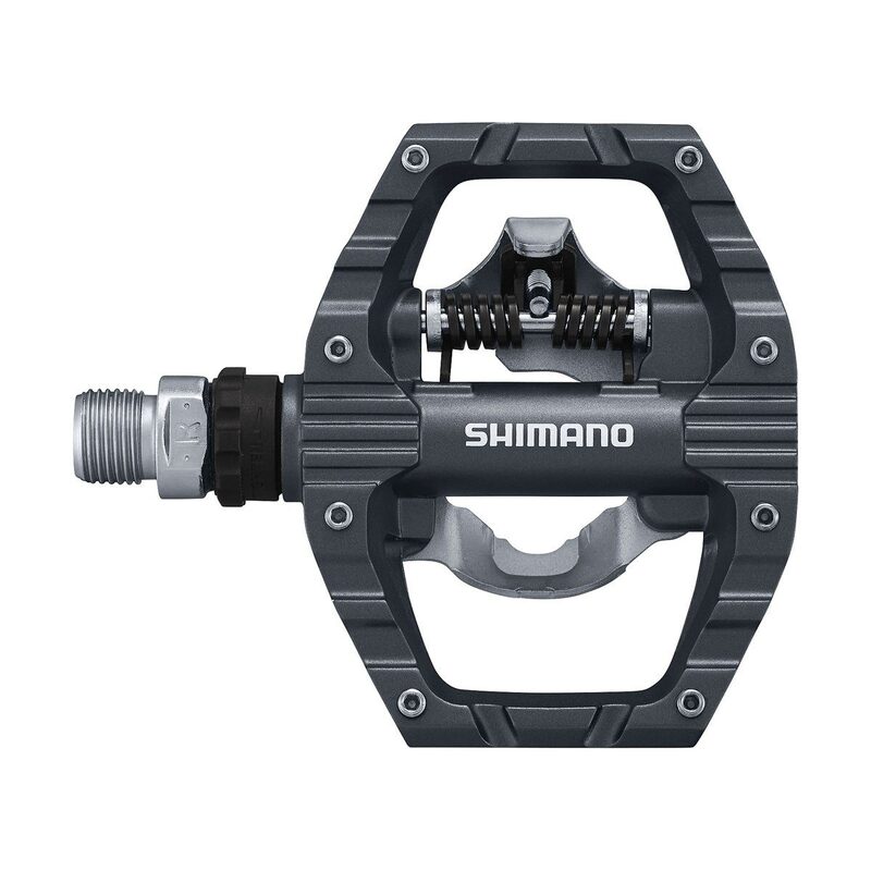 Pédales vélo mixtes Shimano PD-EH500 - Uilisation avec ou sans cales